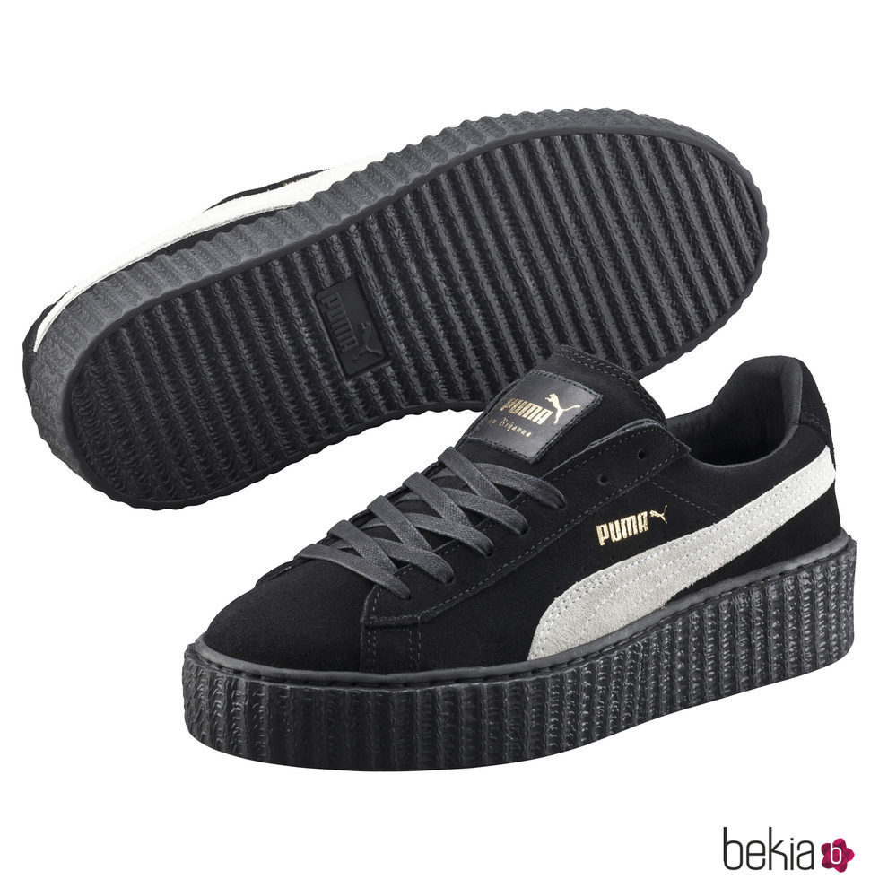 Zapatillas total black de la colección 'Creeper by Rihanna' de Puma