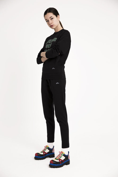 Total look black de David Delfín colección otoño/invierno 2016/2017