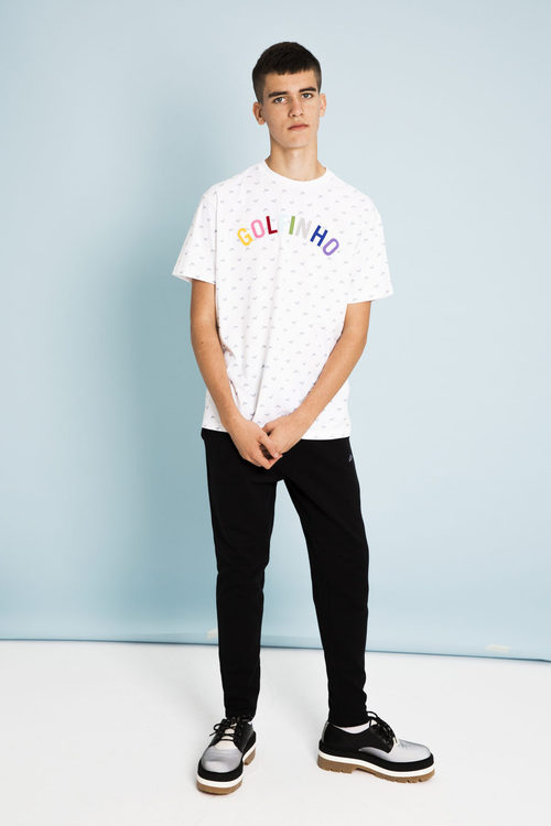 Camiseta blanca de la colección otoño/invierno 2016/2017 de David Delfín