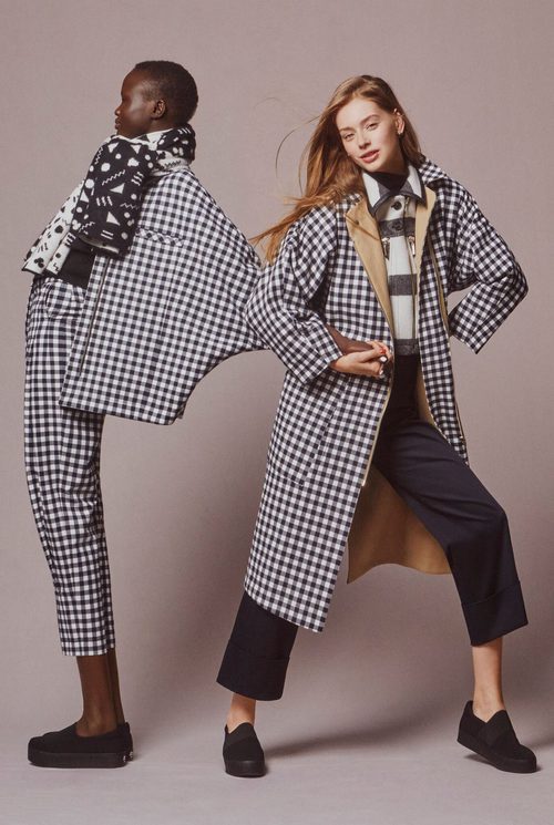 Abrigo y chaqueta de cuadros de Esprit y Opening Ceremony otoño/invierno 2016/2017