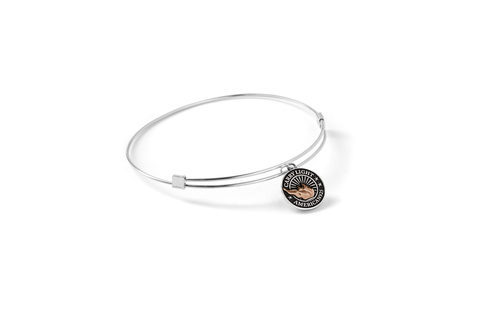 Pulsera de plata de la colección 'Liberty Copper' de Alex and Ani