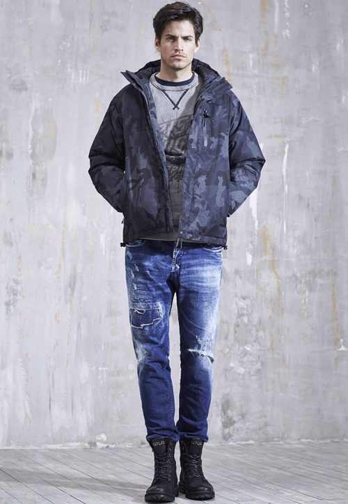 Cazadora de estampado militar de Replay otoño/invierno 2016/2017