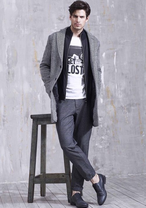 Chaqueta gris de Replay otoño/invierno 2016/2017