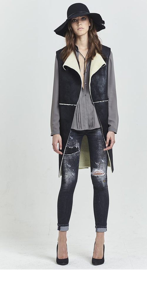 Chaqueta negra de Replay otoño/invierno 2016/2017