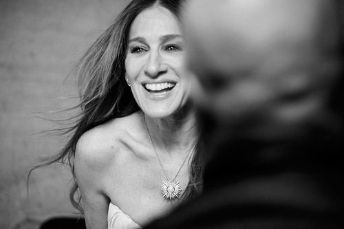 Sarah Jessica Parker con las joyas de su nueva colección con Kat Florence