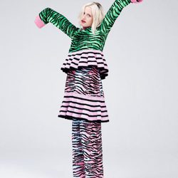Prendas verdes y rosas animal print de la colección 'Kenzo x H&M'