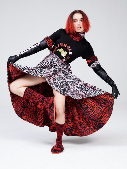 Falda reversible de la colección 'Kenzo x H&M'