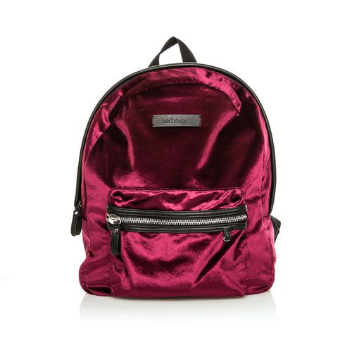Mochila de terciopelo de Sixtyseven otoño/invierno 2016/2017