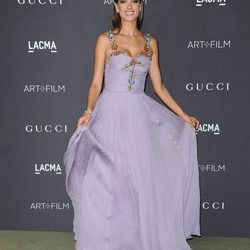 Alessandra Ambrosio con un vestido de Gucci en la Gala LACMA Art + Film