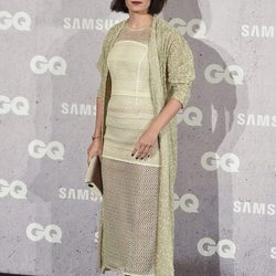Sara Rivero con un look beige en los Premios GQ Hombre del Año en Madrid