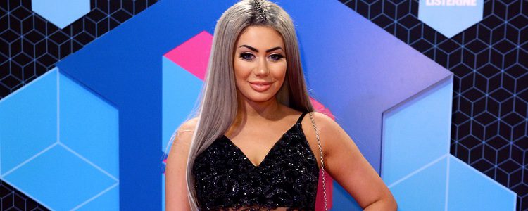 Chloe Ferry con un vestido de transparencias en los MTV EMA 2016