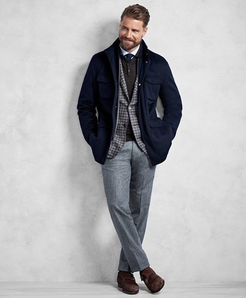 Pantalón gris de Brooks Brothers otoño/invierno 2016/2017