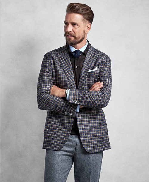Chaqueta de cuadros de Brooks Brothers otoño/invierno 2016/2017