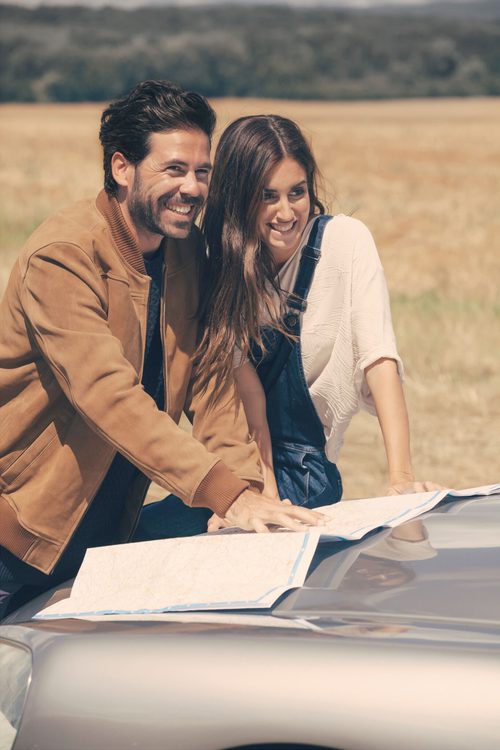 Gala González y Miguel Carrizo en la campaña de Esprit otoño/invierno 2016/2017