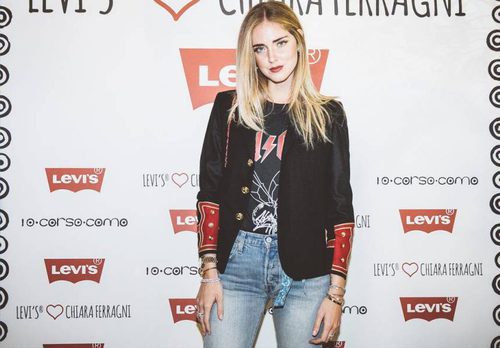 Chiara Ferragni en la presentación de los nuevos jeans 501 de Levi's