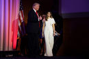 Melania Trump en el primer discurso de Donald Trump como Presidente de EEUU