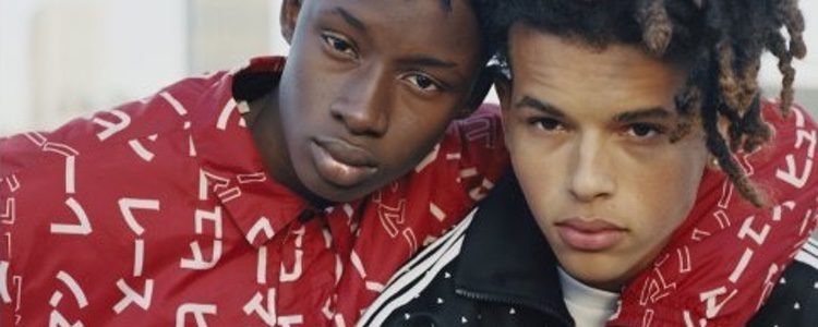 Chaquetas roja y negra de la colección de Adidas y Pharrell Williams