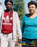 Sudadera roja de la colección de Adidas con Pharrell Williams