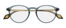Gafas redondas color azul serenity de la colección 'Vista 2016' de Carolina Herrera