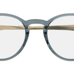Gafas redondas color azul serenity de la colección 'Vista 2016' de Carolina Herrera