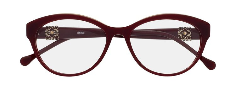 Gafas de color burdeos intenso de Loewe colección 'Vista 2016'