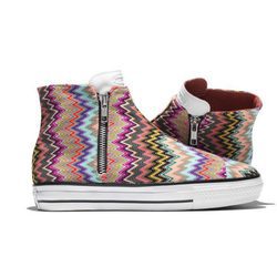Botines estampados sin cordones de Converse y Missoni otoño/invierno 2016/2017