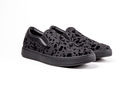 Sneakers negras con lentejuelas de Dior Homme primavera/verano 2017