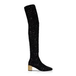Botas altas con brillo de Roger Vivier colección Navidad 2016