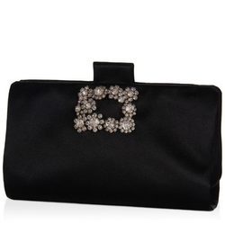 Bolso de mano en color negro de Roger Vivier colección Navidad 2016
