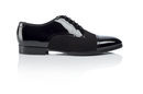Zapatos negros de terciopelo y charol de Jimmy Choo para Navidad 2016