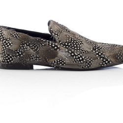Mocasines de plumas de Jimmy Choo para Navidad 2016