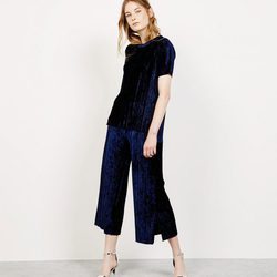 Pantalones culotte plisados de Bershka para Navidad 2016
