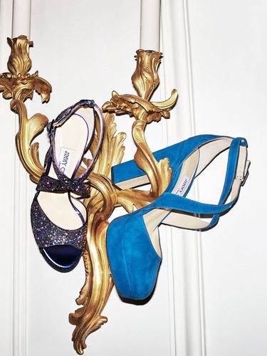 Tacones con plataforma de Jimmy Choo colección Crucero 2017