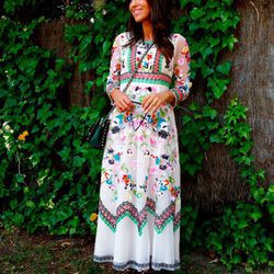 Paula Echevarría con un vestido de la firma MIOH