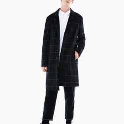 Abrigo sastre de lana de Bershka colección Navidad 2016