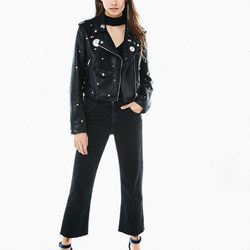 Chaqueta de cuero de Bershka para Navidad 2016