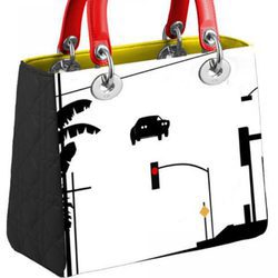 Bolso con un diseño urbano de la colección 'Lady Art' de Dior