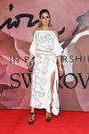Olivia Palermo con un look étnico en los British Fashion Awards 2016