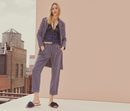 Olivia Palermo con un look pijamero de MAX&Co primavera/verano 2017