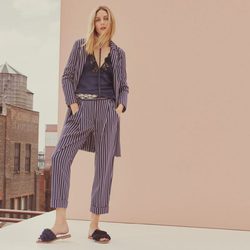 Olivia Palermo con un look pijamero de MAX&Co primavera/verano 2017