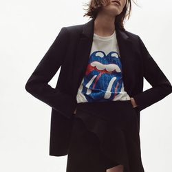 Camiseta blanca de los Rolling Stones de Zara en su colección limitada