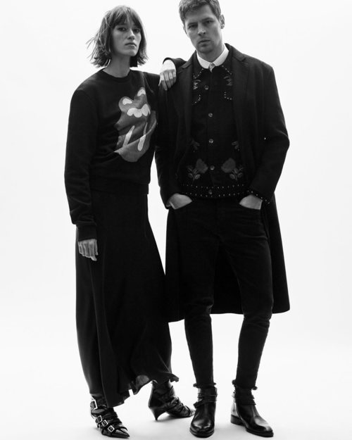 Ropa para hombre y mujer de la colección limitada de Zara inspirada en los Rolling Stones