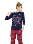 Pijama azul y rojo de Primark colección Navidad 2016