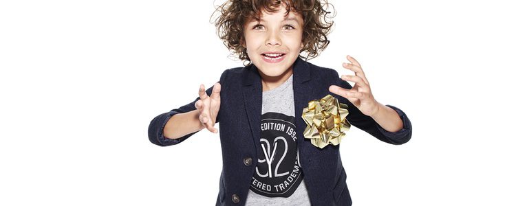 Blazer azul marino de Primark colección niños Navidad 2016