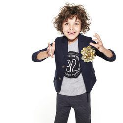 Blazer azul marino de Primark colección niños Navidad 2016
