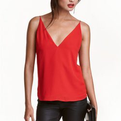 Camisa roja de H&M colección Navidad 2016