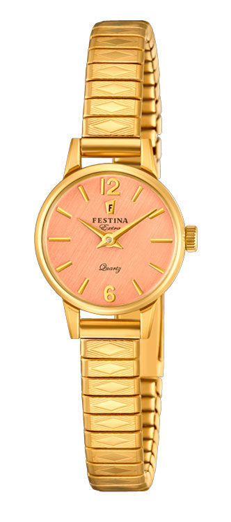 Reloj XS dorado y rosa de la colección 'Extra 1948' de Festina