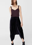 Pantalón baggy de terciopelo de Mango para Navidad 2016