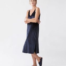 Camisón de terciopelo azul de Oysho para Navidad 2016