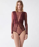 Body burdeos de Oysho para Navidad 2016